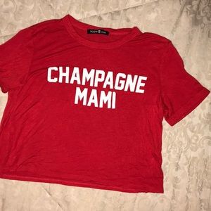 Champagne Mami Top